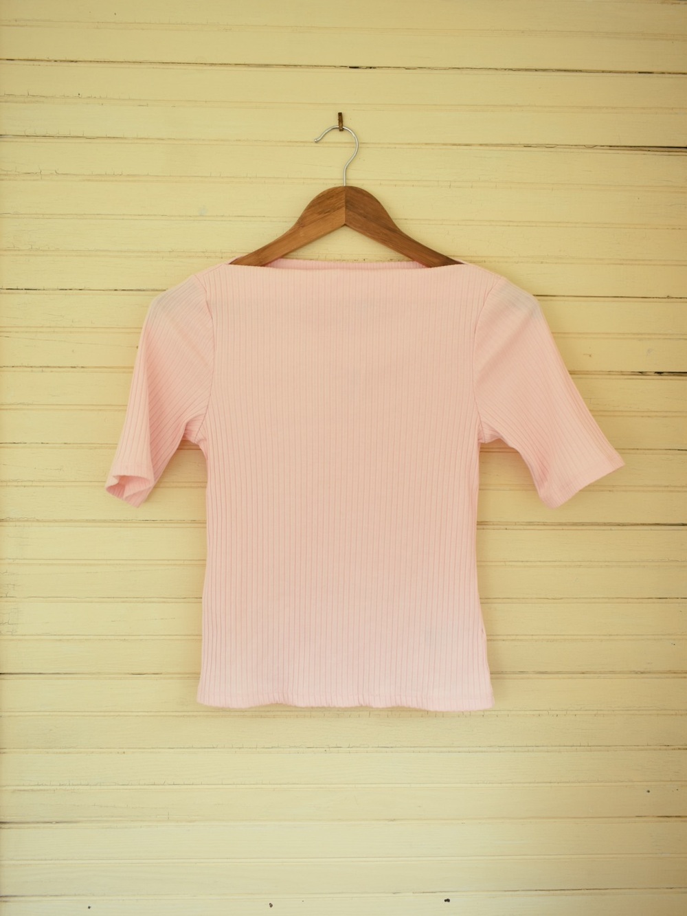 Soft Pink Off the Shoulder Boatneck Top - NWT